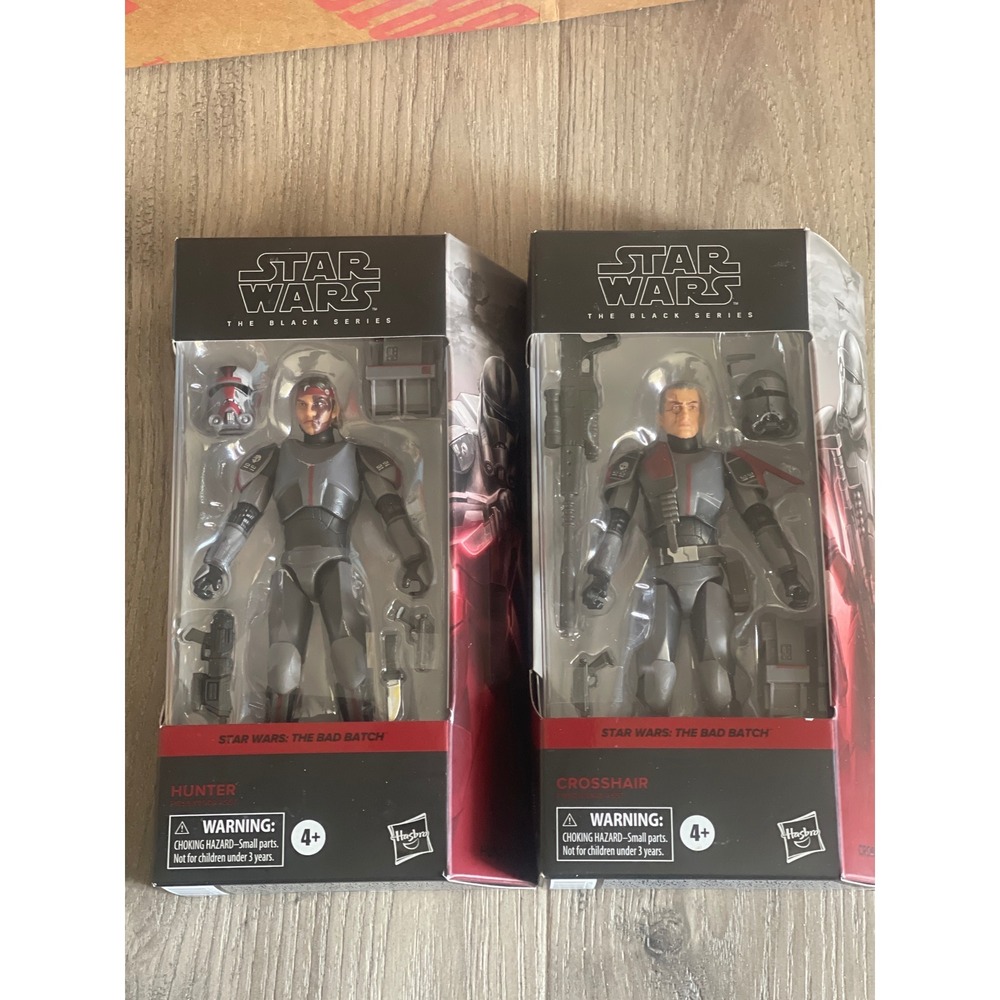 Star Wars Black Series Hunter/Crosshair Bad Batch Action Figure Set 01 02 Hasbro